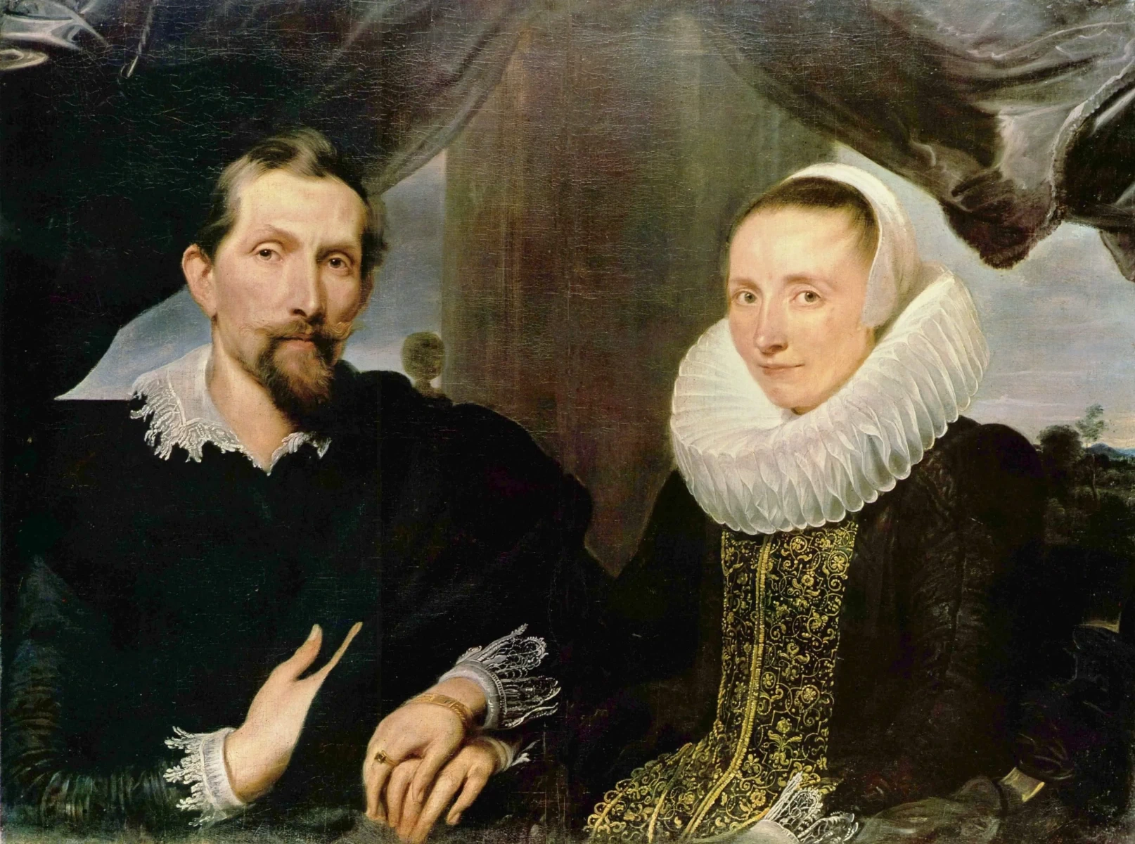 Ritratto di Frans Snyders con la moglie, da Antoon van Dyck